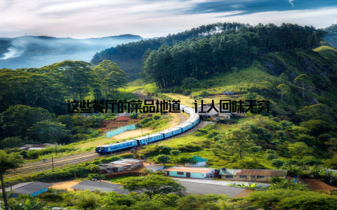 这些餐厅的菜品地道, 让人回味无穷