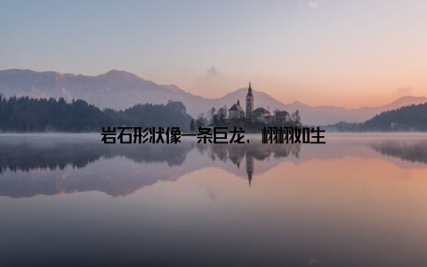岩石形状像一条巨龙, 栩栩如生