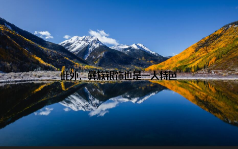 此外, 彝族银饰也是一大特色