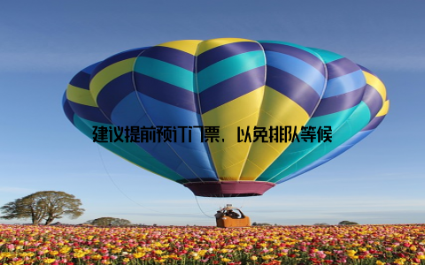 建议提前预订门票, 以免排队等候